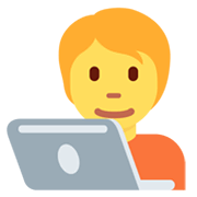 Emoji 🧑‍💻 Persona Esperta Di Tecnologia su Twitter Twemoji 13.0.