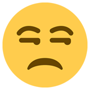 😒 Emoji Rosto Aborrecido na Twitter Twemoji 13.0.