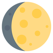 Emoji 🌔 Gibbosa Crescente su Twitter Twemoji 13.0.