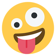 🤪 Emoji irres Gesicht Twitter Twemoji 13.0.