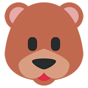 Emoji 🐻 Orso su Twitter Twemoji 13.1.