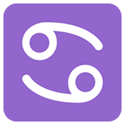 Emoji ♋ Segno Zodiacale Del Cancro su Twitter Twemoji 13.1.