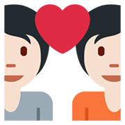 Emoji 💑🏻 Coppia Con Cuore, Carnagione Chiara su Twitter Twemoji 13.1.