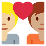 Emoji 🧑🏼‍❤️‍🧑🏽 Coppia Con Cuore: persona, persona, Carnagione Abbastanza Chiara, Carnagione Olivastra su Twitter Twemoji 13.1.