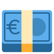 Emoji 💶 Banconota Euro su Twitter Twemoji 13.1.