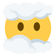 Emoji 😶‍🌫️ Faccia Tra Le Nuvole su Twitter Twemoji 13.1.