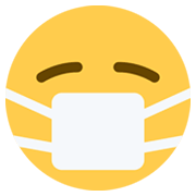 Emoji 😷 Faccina Con Mascherina su Twitter Twemoji 13.1.