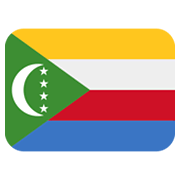 🇰🇲 Emoji Bandera: Comoras en Twitter Twemoji 13.1.