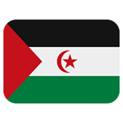 Émoji 🇪🇭 Drapeau : Sahara Occidental sur Twitter Twemoji 13.1.