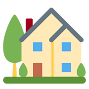🏡 Emoji Haus mit Garten Twitter Twemoji 13.1.