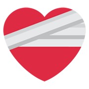 ❤️‍🩹 Emoji Emendando o coração na Twitter Twemoji 13.1.