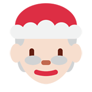 🤶🏻 Emoji Weihnachtsfrau: helle Hautfarbe Twitter Twemoji 13.1.