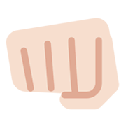 Emoji 👊🏻 Pugno Chiuso: Carnagione Chiara su Twitter Twemoji 13.1.