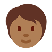 🧑🏾 Emoji Erwachsener: mitteldunkle Hautfarbe Twitter Twemoji 13.1.