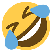 Emoji 🤣 Ridere A Crepapelle su Twitter Twemoji 13.1.