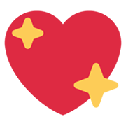 💖 Emoji Corazón Brillante en Twitter Twemoji 13.1.