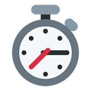 Emoji ⏱️ Cronometro su Twitter Twemoji 13.1.