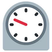 ⏲️ Emoji Relógio Temporizador na Twitter Twemoji 13.1.