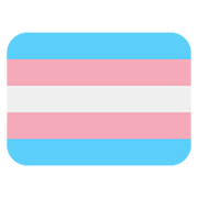 🏳️‍⚧ Emoji Bandera del orgullo transgénero en Twitter Twemoji 13.1.