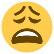 😩 Emoji erschöpftes Gesicht Twitter Twemoji 13.1.