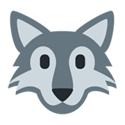 🐺 Emoji Wolf Twitter Twemoji 13.1.