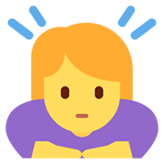 🙇‍♀️ Emoji sich verbeugende Frau Twitter Twemoji 13.1.