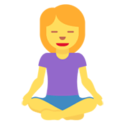 Emoji 🧘‍♀️ Donna In Posizione Del Loto su Twitter Twemoji 13.1.