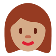 👩🏽 Emoji Frau: mittlere Hautfarbe Twitter Twemoji 13.1.
