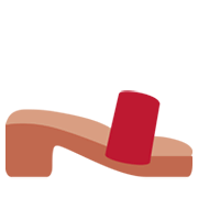 Emoji 👡 Sandalo Da Donna su Twitter Twemoji 13.1.