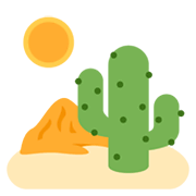 🏜️ Emoji Deserto na Twitter Twemoji 14.0.