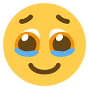 🥹 Emoji Rosto Segurando As Lágrimas na Twitter Twemoji 14.0.