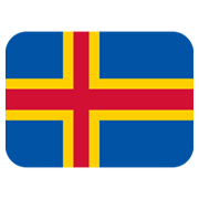 Bandera: Islas Åland Twitter Twemoji 14.0.