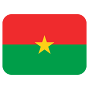 Drapeau : Burkina Faso Twitter Twemoji 14.0.
