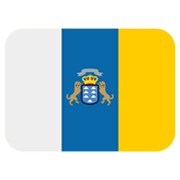 Bandeira: Ilhas Canárias Twitter Twemoji 14.0.