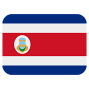 Flagge: Costa Rica Twitter Twemoji 14.0.