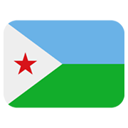 Bandiera: Gibuti Twitter Twemoji 14.0.