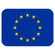 Bandera: Unión Europea Twitter Twemoji 14.0.