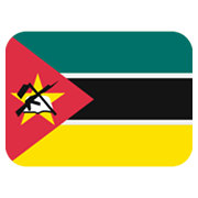 Drapeau : Mozambique Twitter Twemoji 14.0.
