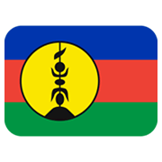Bandiera: Nuova Caledonia Twitter Twemoji 14.0.
