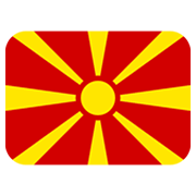 Flagge: Nordmazedonien Twitter Twemoji 14.0.