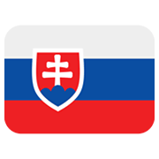 Bandera: Eslovaquia Twitter Twemoji 14.0.