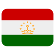 Bandera: Tayikistán Twitter Twemoji 14.0.