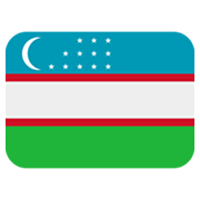 Bandera: Uzbekistán Twitter Twemoji 14.0.