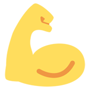 💪 Emoji Bíceps na Twitter Twemoji 14.0.