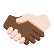 🫱🏿‍🫲🏻 Emoji Handschlag: dunkle Hautfarbe, helle Hautfarbe Twitter Twemoji 14.0.