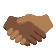🫱🏿‍🫲🏾 Emoji Handschlag: dunkle Hautfarbe, mitteldunkle Hautfarbe Twitter Twemoji 14.0.