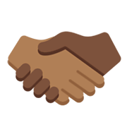 🫱🏾‍🫲🏿 Emoji Handschlag: mitteldunkle Hautfarbe, dunkle Hautfarbe Twitter Twemoji 14.0.