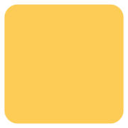 🟨 Emoji Quadrado Amarelo na Twitter Twemoji 14.0.