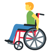 👨‍🦽 Emoji Homem Em Cadeira De Rodas Manual na Twitter Twemoji 14.0.