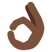 👌🏿 Emoji OK-Zeichen: dunkle Hautfarbe Twitter Twemoji 14.0.